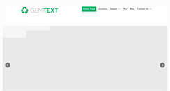 Desktop Screenshot of gemtextrecycling.com
